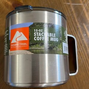 Ozark Trail 15- Ounce Double-Wall Vacuum-Sealed Stainless Steel Coffee Mug